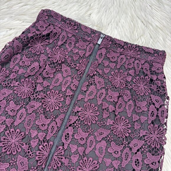 Halogen Crochet Layered Midi Pencil Skirt - Picture 5 of 5